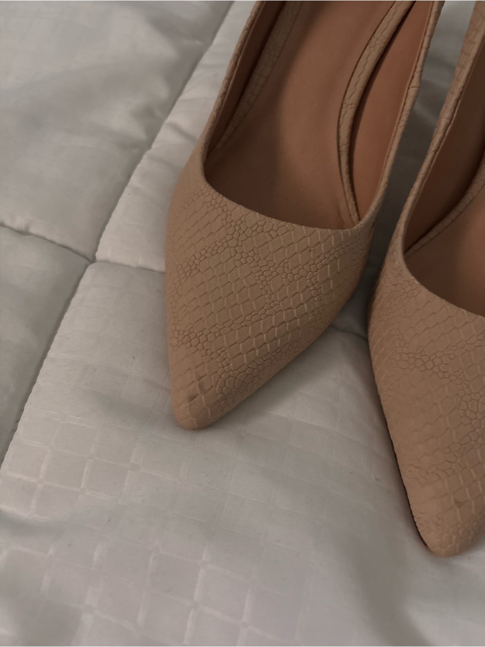 Call It Spring Beige Pointed-Toe Pumps - Picture 4 of 10